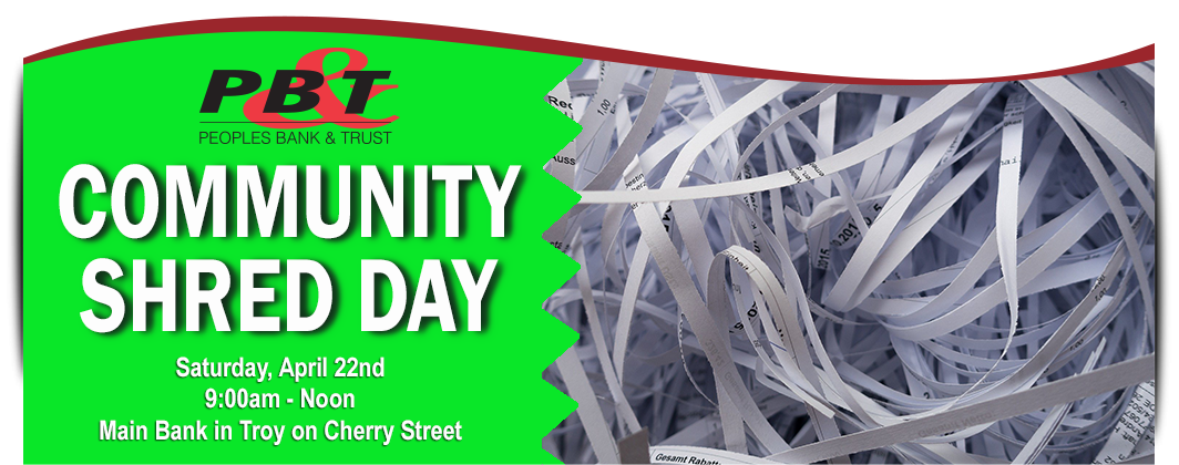 Bring a donation to the Bread for Life Food Pantry in exchange for free document shredding!
